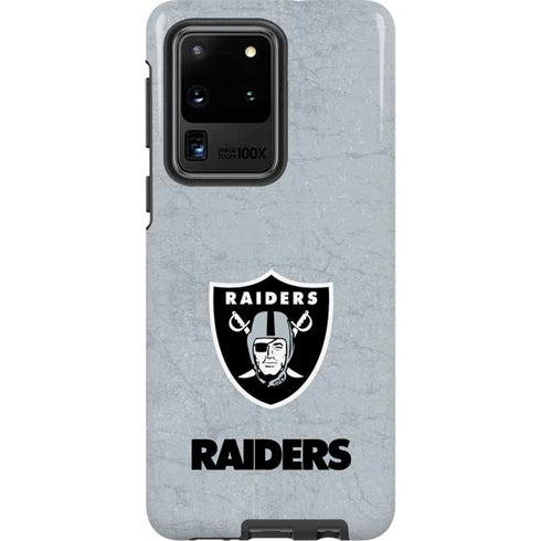NFL Las Vegas Raiders - Alternate Distressed Galaxy S20 Ultra 5G Pro Case