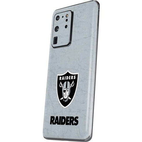 NFL Las Vegas Raiders - Alternate Distressed Galaxy S20 Ultra 5G Skin