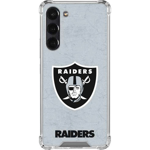 NFL Las Vegas Raiders - Alternate Distressed Galaxy S24 FE Clear Case