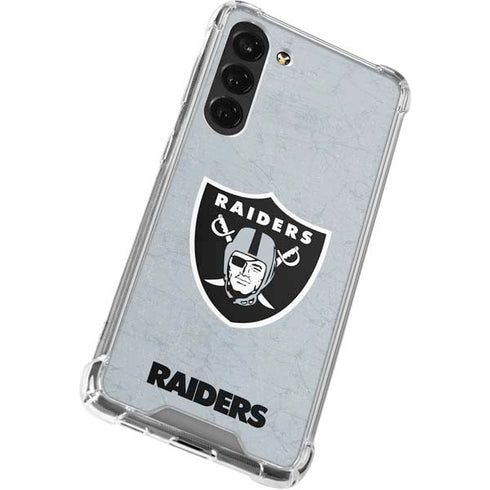 NFL Las Vegas Raiders - Alternate Distressed Galaxy S24 FE Clear Case
