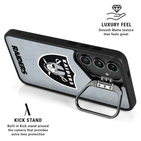 NFL Las Vegas Raiders - Alternate Distressed Galaxy S24 FE Kickstand Case
