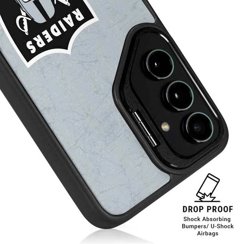 NFL Las Vegas Raiders - Alternate Distressed Galaxy S24 FE Kickstand Case