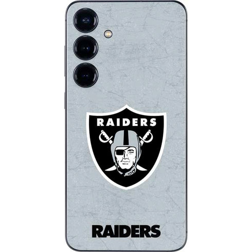 NFL Las Vegas Raiders - Alternate Distressed Galaxy S25 Skin
