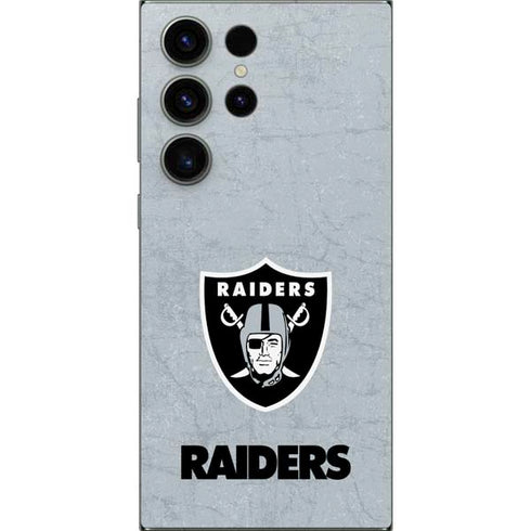 NFL Las Vegas Raiders - Alternate Distressed Galaxy S25 Ultra Skin
