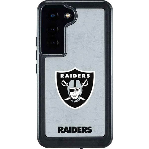 NFL Las Vegas Raiders - Alternate Distressed Galaxy S24 Waterproof Case