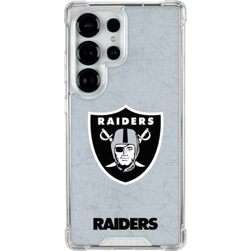 NFL Las Vegas Raiders - Alternate Distressed Galaxy S25 Ultra Clear Case