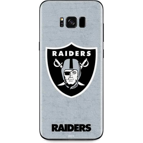 NFL Las Vegas Raiders - Alternate Distressed Galaxy S8 Plus Skin