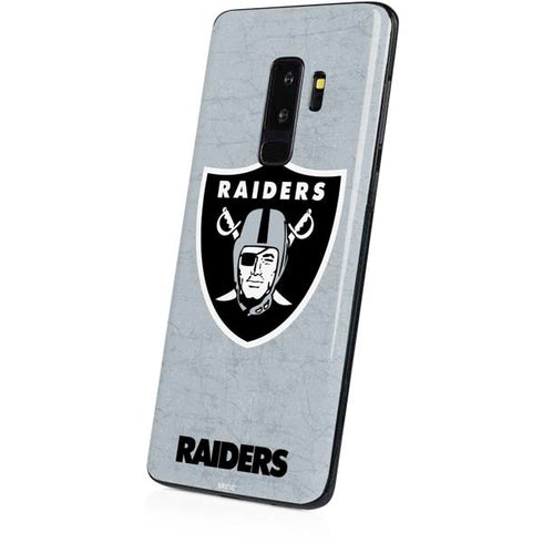 NFL Las Vegas Raiders - Alternate Distressed Galaxy S9 Plus Skin
