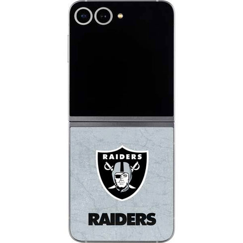 NFL Las Vegas Raiders - Alternate Distressed Galaxy Z Flip6 Skin