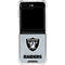 NFL Las Vegas Raiders - Alternate Distressed Galaxy Z Flip6 Clear Case