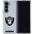 NFL Las Vegas Raiders - Alternate Distressed Galaxy Z Fold5 5G Clear Case