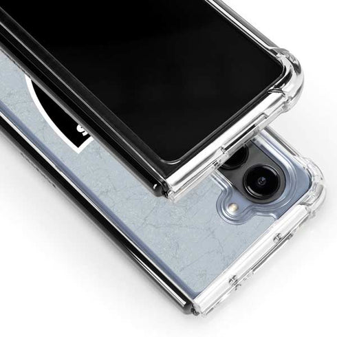 NFL Las Vegas Raiders - Alternate Distressed Galaxy Z Fold5 5G Clear Case
