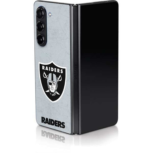 NFL Las Vegas Raiders - Alternate Distressed Galaxy Z Fold5 5G Skin