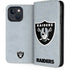 NFL Las Vegas Raiders - Alternate Distressed iPhone 15 Folio Case