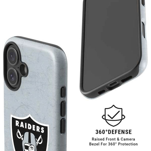 NFL Las Vegas Raiders - Alternate Distressed iPhone 16 Magsafe Impact Case