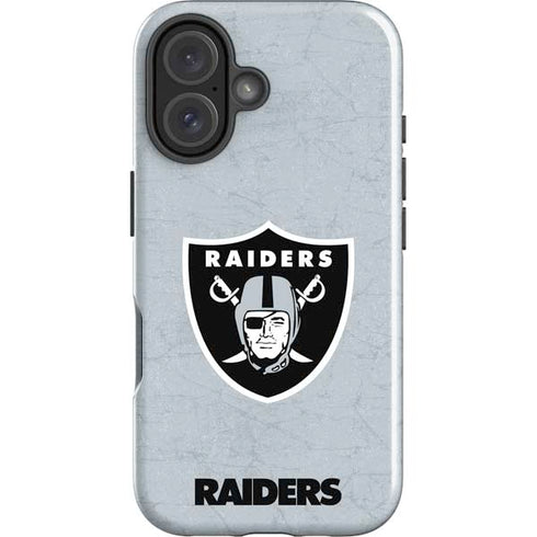 NFL Las Vegas Raiders - Alternate Distressed iPhone 16 Plus Impact Case