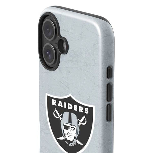 NFL Las Vegas Raiders - Alternate Distressed iPhone 16 Plus Impact Case