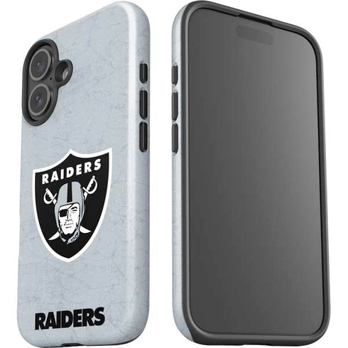 NFL Las Vegas Raiders - Alternate Distressed iPhone 16 Plus Impact Case