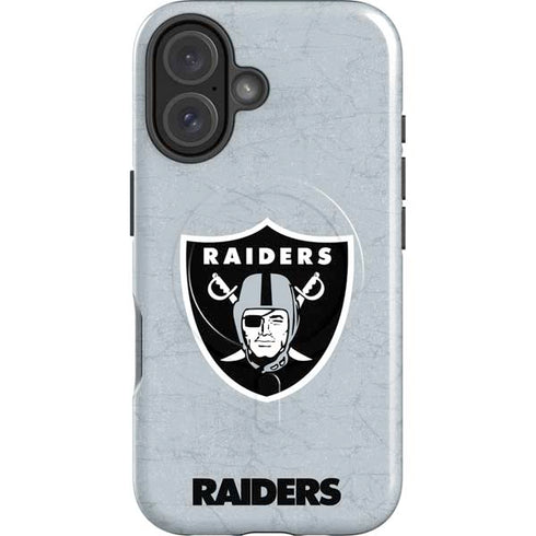 NFL Las Vegas Raiders - Alternate Distressed iPhone 16 Plus Magsafe Impact Case