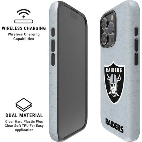 NFL Las Vegas Raiders - Alternate Distressed iPhone 16 Pro Max Magsafe Impact Case
