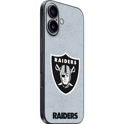 NFL Las Vegas Raiders - Alternate Distressed iPhone 16 Skin