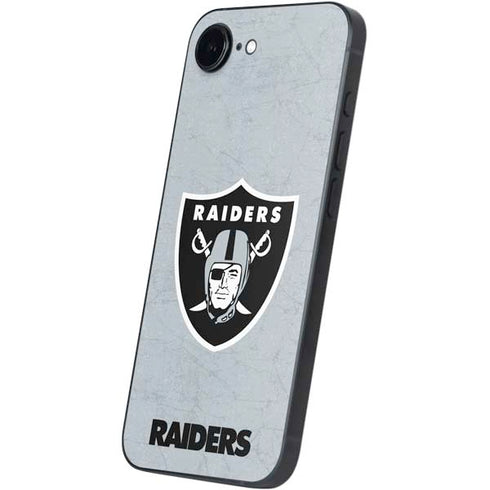 NFL Las Vegas Raiders - Alternate Distressed iPhone 16e Skin