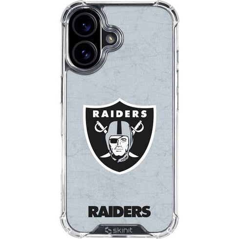 NFL Las Vegas Raiders - Alternate Distressed iPhone 17 Clear Case