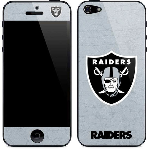 NFL Las Vegas Raiders - Alternate Distressed iPhone 5/5s/5SE Skin
