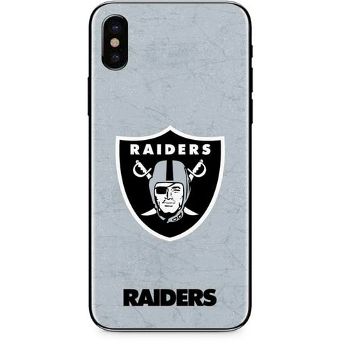 NFL Las Vegas Raiders - Alternate Distressed iPhone X Skin