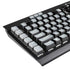 NFL Las Vegas Raiders - Alternate Distressed K95 RGB PLATINUM Mechanical Gaming Keyboard Skin