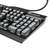 NFL Las Vegas Raiders - Alternate Distressed K95 RGB PLATINUM Mechanical Gaming Keyboard Skin