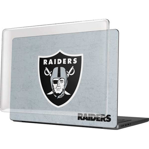 NFL Las Vegas Raiders - Alternate Distressed MacBook Pro 14in (2021-24) Case plus Skin