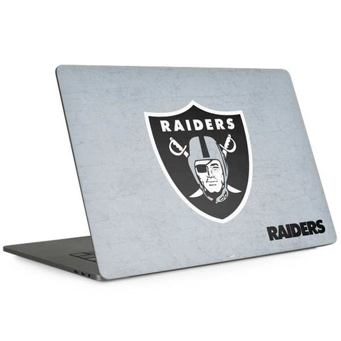 NFL Las Vegas Raiders - Alternate Distressed MacBook Skins