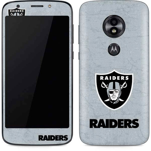 NFL Las Vegas Raiders - Alternate Distressed Moto E5 Play Skin