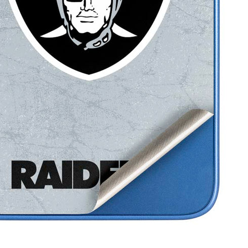 NFL Las Vegas Raiders - Alternate Distressed Moto G Play 4G (2024) Skin