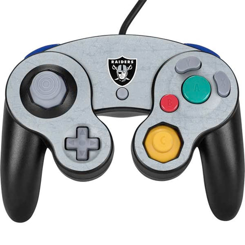 NFL Las Vegas Raiders - Alternate Distressed Nintendo GameCube Controller Skin
