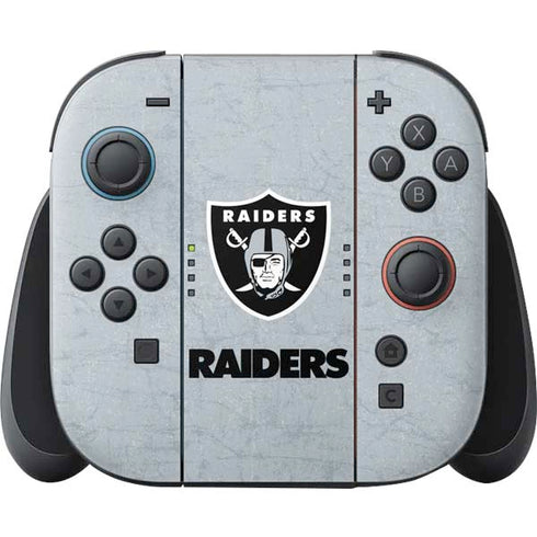 NFL Las Vegas Raiders - Alternate Distressed Nintendo Switch 2 (2025) Joy-Con Controller Skin