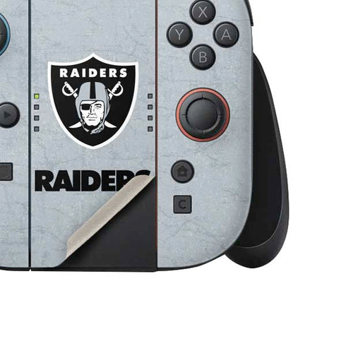 NFL Las Vegas Raiders - Alternate Distressed Nintendo Switch 2 (2025) Joy-Con Controller Skin