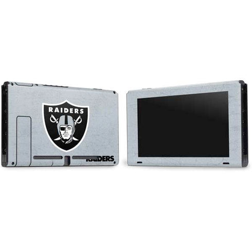 NFL Las Vegas Raiders - Alternate Distressed Nintendo Switch Bundle Skin