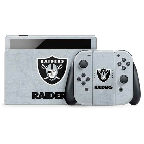 NFL Las Vegas Raiders - Alternate Distressed Nintendo Skins