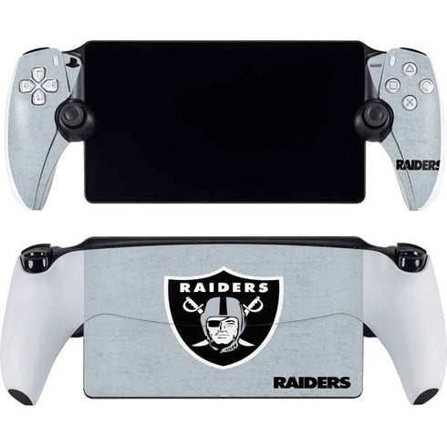NFL Las Vegas Raiders - Alternate Distressed PlayStation Portal Remote Player Skin