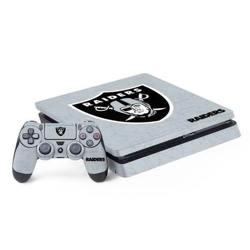 NFL Las Vegas Raiders - Alternate Distressed PlayStation PS4 Skins