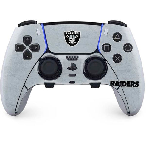 NFL Las Vegas Raiders - Alternate Distressed PS5 DualSense Edge Pro Controller Skin