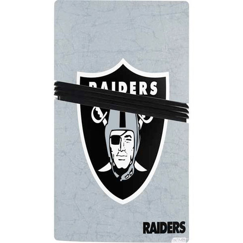 NFL Las Vegas Raiders - Alternate Distressed PS5 Pro Bundle Skin