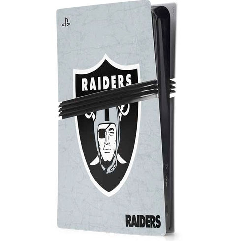 NFL Las Vegas Raiders - Alternate Distressed PlayStation PS5 Skins