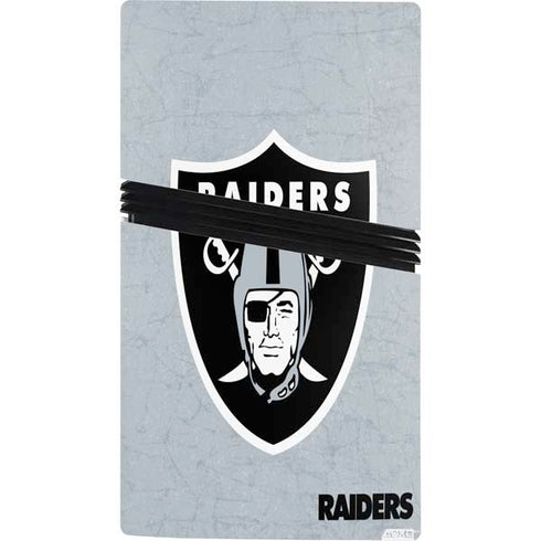 NFL Las Vegas Raiders - Alternate Distressed PS5 Pro Console Skin