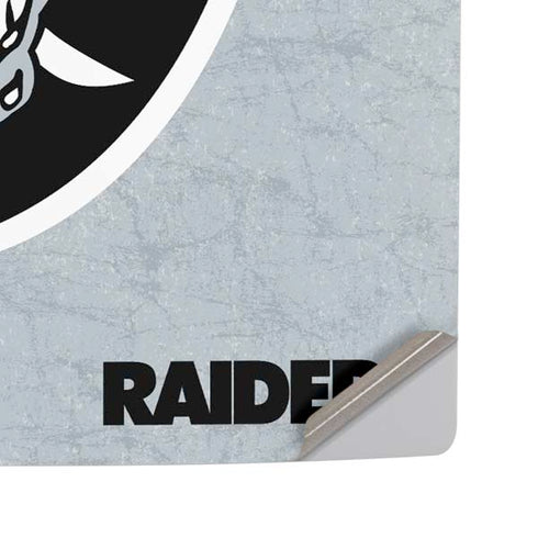 NFL Las Vegas Raiders - Alternate Distressed PS5 Pro Disk Console Skin