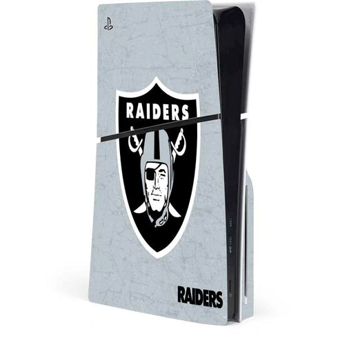 NFL Las Vegas Raiders - Alternate Distressed PlayStation PS5 Skins