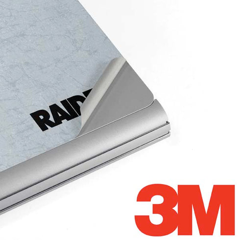 NFL Las Vegas Raiders - Alternate Distressed Surface Book 2 13.5in Skin