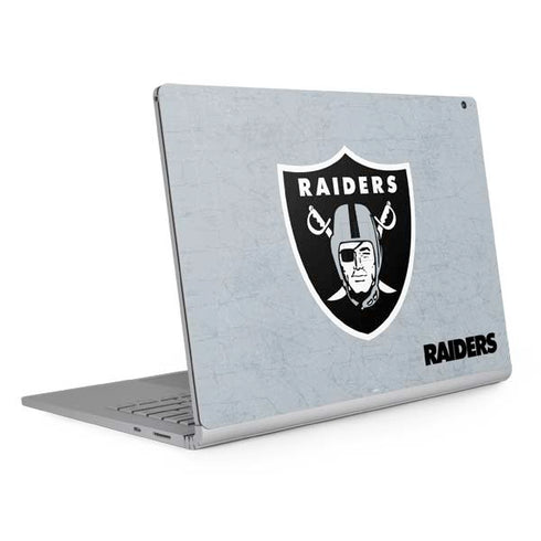 NFL Las Vegas Raiders - Alternate Distressed Surface Book 2 15in Skin